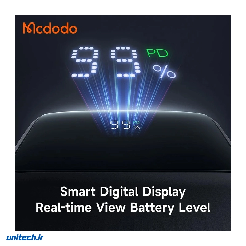 پاوربانک 33 وات مک دودو مدل mc0231 ظرفیت 10000 میلی امپر ساعت10